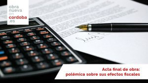 Acta Final de Obra - Obra nueva en Córdoba