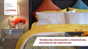 Tendencias decoración e interiorismo. Dormitoio de matrimonio - obra nueva en cordoba