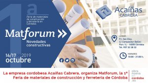 Matforum Acaíñas Cabrera - obra nueva en Córdoba