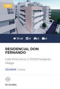 residencial don fernando fuengirola pisos