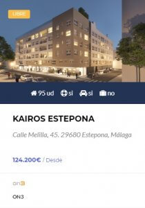Kairos Estepona - obra nueva en Córdoba