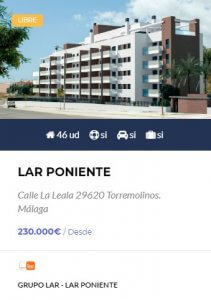 Lar Poniente - obra nueva en Córdoba