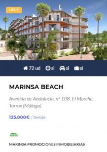Marinsa Beach - obra nueva en Córdoba