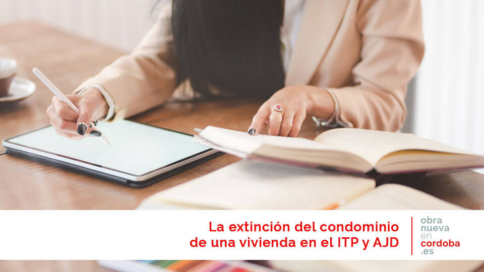 extincion condominio itp y ajd