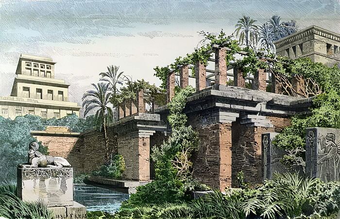 jardines con historia jardines colgantes de babilonia