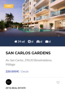 San Carlos Gardens - obranuevaenmalaga