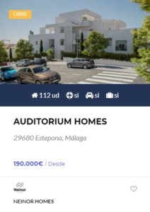 Auditorium Homes - obranuevaenmalaga
