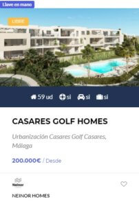 Casares Golf Homes - obranuevaenmalaga