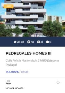 Pedregales Homes III - obranuevaenmalaga