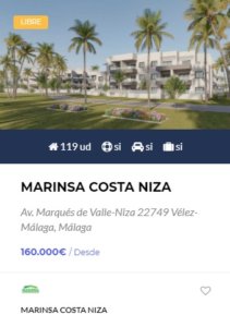 Marinsa Costa Niza - obranuevaenmalaga