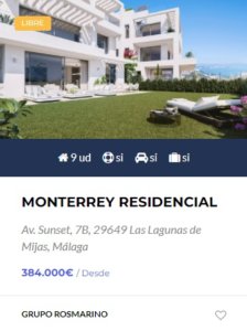 Monterrey Residencial - obranuevaenmalaga
